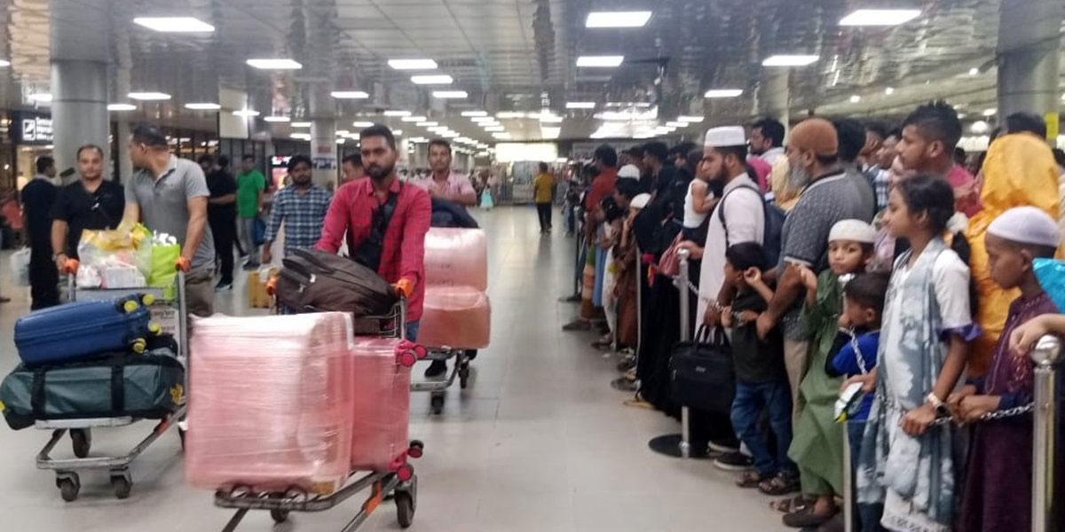 সৌদিগামী ৬১ ফ্লাইট বাতিল, অনিশ্চয়তায় যাত্রীরা