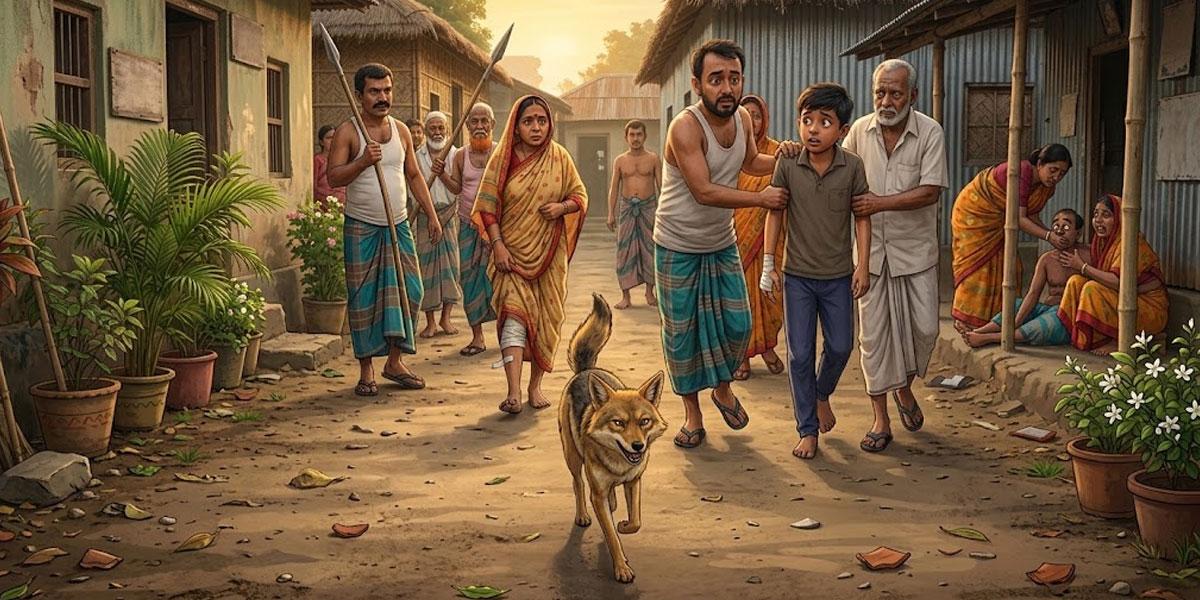 হবিগঞ্জে শেয়ালের কামড়ে নারী-পুরুষসহ আহত ২৭