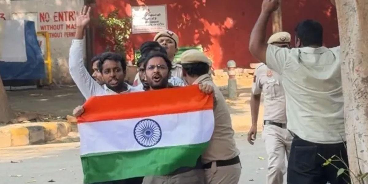সিজেপি নেতাদের মুক্তির দাবিতে দিল্লিতে বিক্ষোভ, পুলিশের বাধা