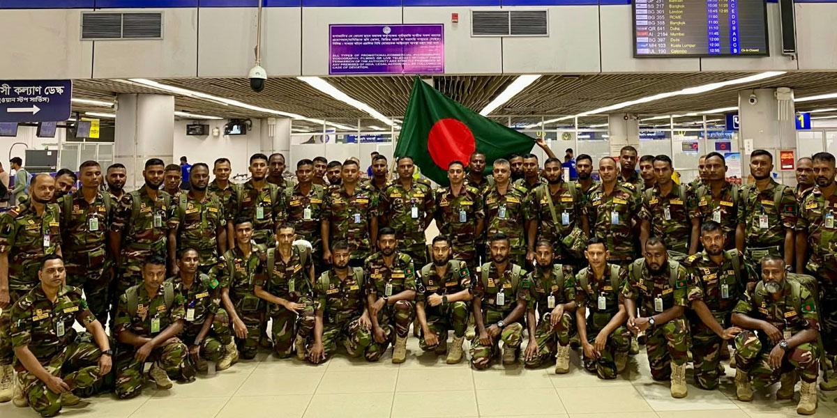 হাইতির ‘জিএসএফে’ যোগ দিচ্ছে সেনাবাহিনীর পাঁচ কন্টিনজেন্ট, ঢাকা ছাড়ল অগ্রবর্তী দলের ৫০ সদস্য