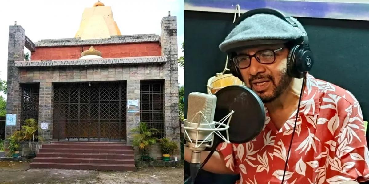 শতবর্ষী মন্দির নিয়ে সৈকত দাসের পূজার গান