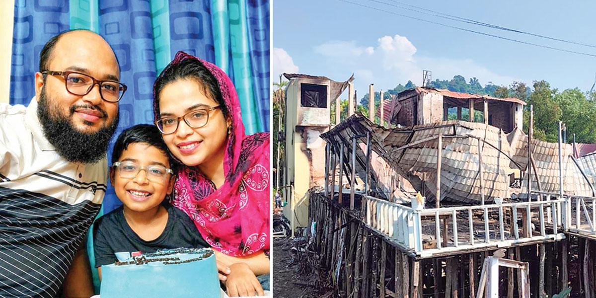 স্ত্রী-সন্তানসহ ৬ স্বজন হারিয়ে শোকে বিহ্বল