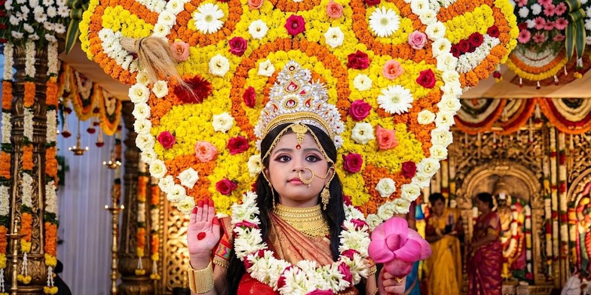 মহাষ্টমী ও কুমারী পূজা আজ