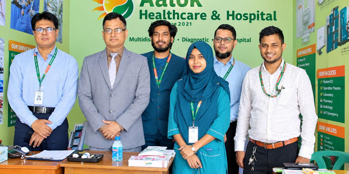 BUBT ম্যাথ জ্যাম্বোরিতে স্বাস্থ্যসেবা দিল আলোক হাসপাতাল