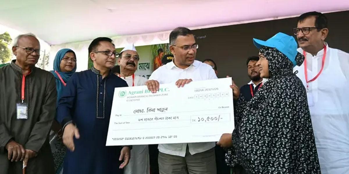 রাজশাহীতে ৩৯ হাজার আখচাষিকে প্রণোদনা দিলেন প্রধানমন্ত্রী