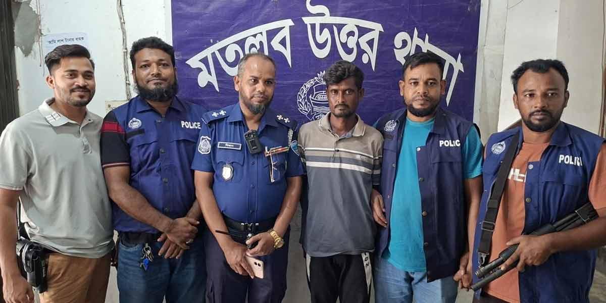 চাঁদপুরে ওয়ান শুটার গানসহ যুবক গ্রেপ্তার