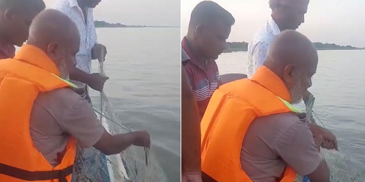 চাঁদপুরে মেঘনায় ২ দফা অভিযান, ১০ জেলের বিরুদ্ধে মামলা