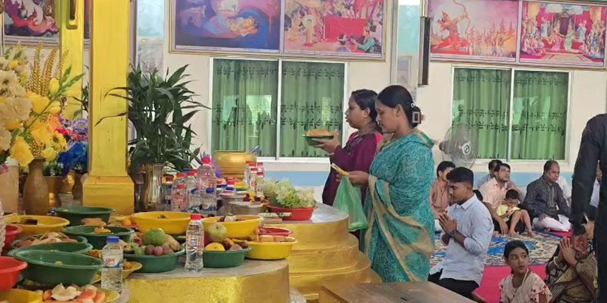 প্রবারণা পূর্ণিমা ঘিরে বর্ণিল আয়োজন বান্দরবানে