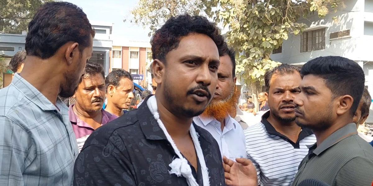 রাজবাড়ী শহরে প্রকাশ্যে ব্যবসায়ী নেতাকে গুলি